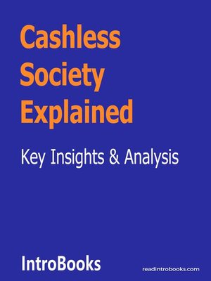 cover image of Cashless Society Explained